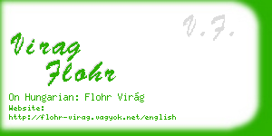 virag flohr business card